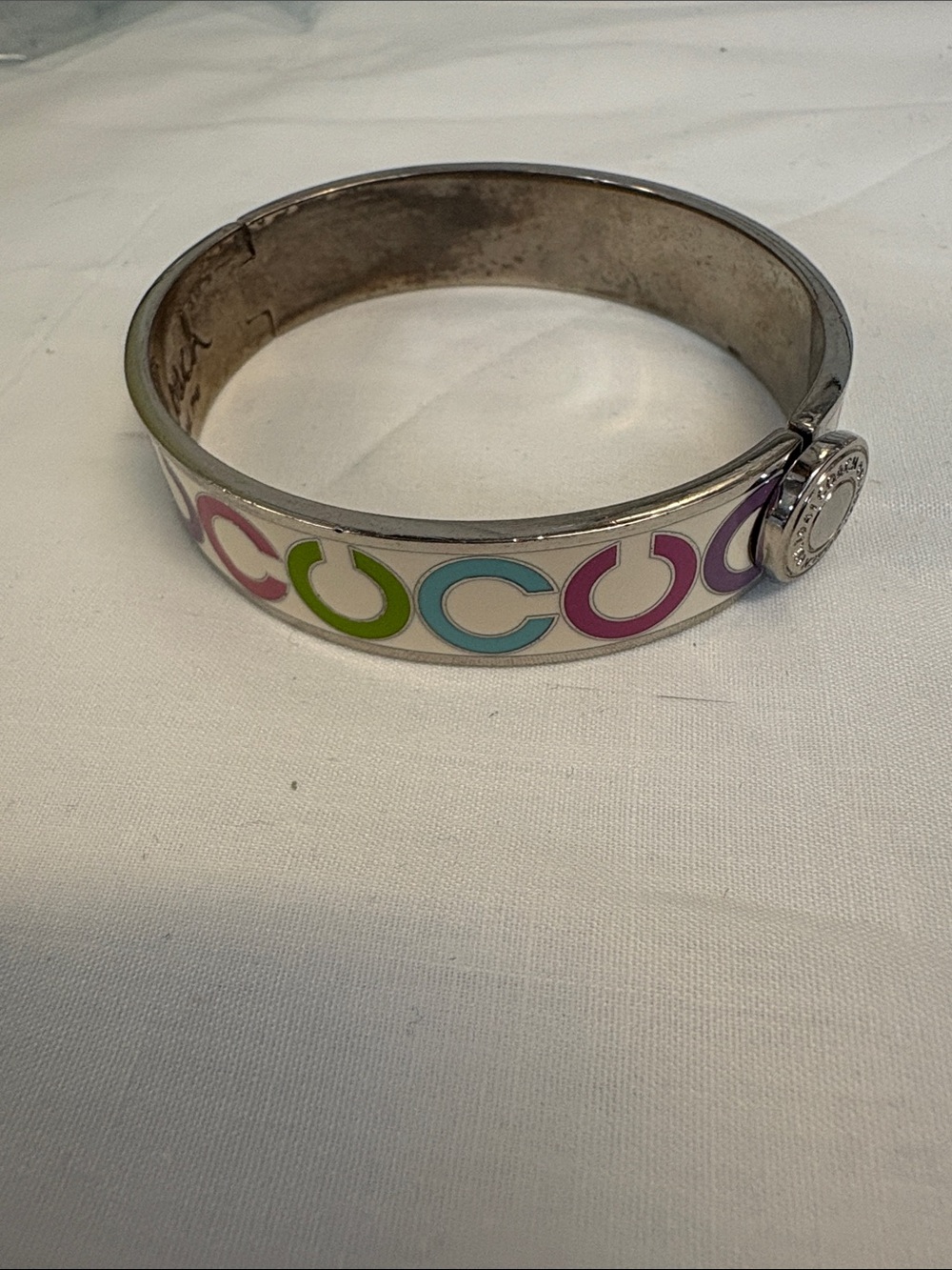 Coach Brand New Multicolor Bangle Bracelet